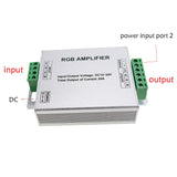 24A LED RGB Amplifier DC12-24V 3 Channel RGB Amplifier for 5050 3528RGB LED Strip Light Power Repeater Console Controller 1pcs