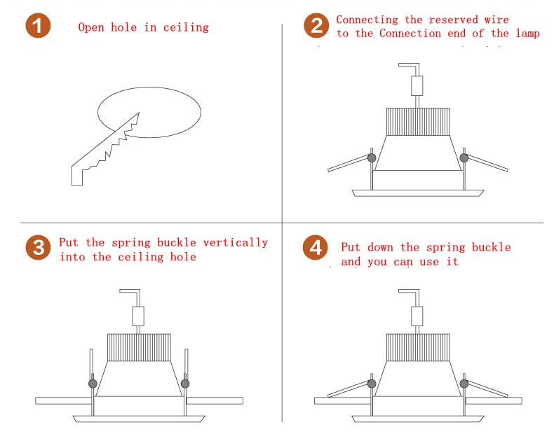 LED SCR Dimming Ceiling Light 3w5w7w9w12w15w18w21w24w High Power Downlight AC85-265v