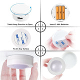 Dimmable Touch Sensor Under Cabinet Light LED Puck Lights Wireless Downlight Spotlights For Close Wardrobe Hallway Night lamp