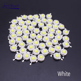 10-100Pcs LED COB Lamp Chip 1W 3W 3.2-3.6V Input 100-220LM Mini LED Bulb Diode SMD For DIY LED Floodlight Spotlight Downlight