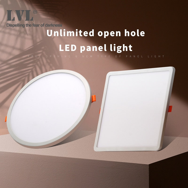 LED Panel Light Ultra thin Recessed Downlights 6W 8W 15W 20W 220V 230V Round Square Ceiling Panel lamp