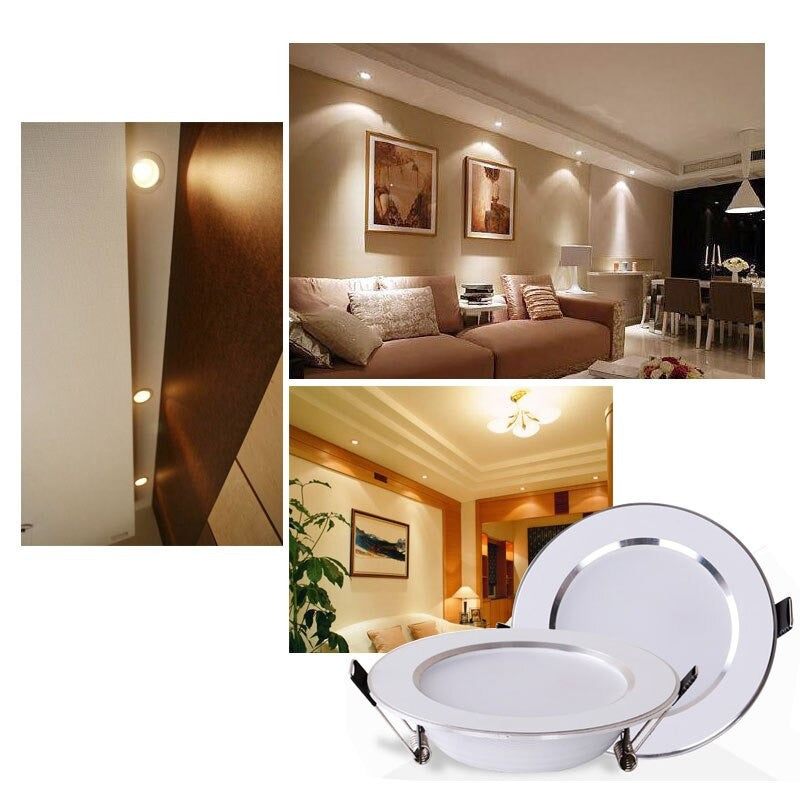  Lot Dimmable Waterproof LED Down Lights 5W 7W 9W 12W 15W 18W Downlight Outdoor LEDs Ceiling Lamp For Bathroom Bulb