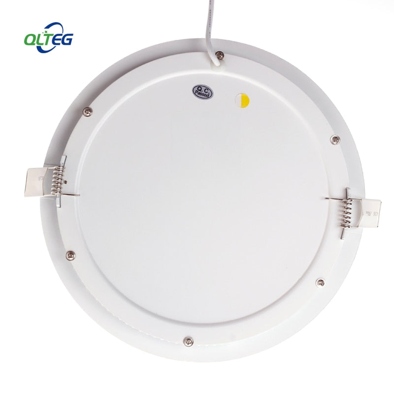 Ultra thin design 3W/6W/9W/12W/15W/18W/24W LED ceiling recessed grid downlight/ slim round panel light / LED light free shipping