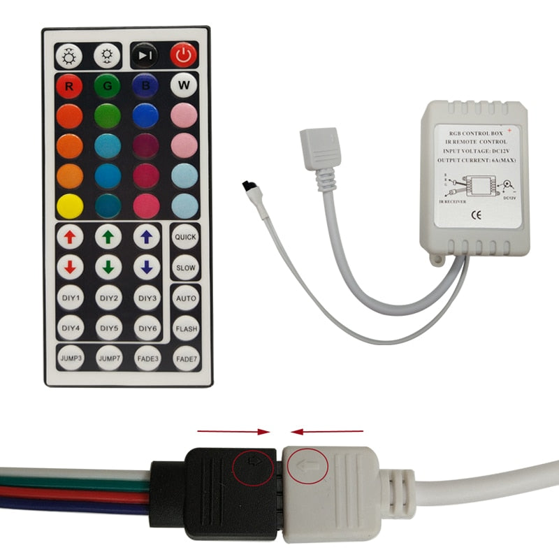 RGB LED Strip Waterproof Ribbon RGB LED Light SMD5050 5M 10M LED Flexible Stripes DC12V,  RGB LED Tape Full Sets LED Kit