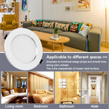 LED Downlight Ceiling 7W 9W 12W 15W 18W 3W 5W Spot Round Recessed Lamp 220V 230V 240V 110V Bulb Bedroom Kitchen Indoor Lighting