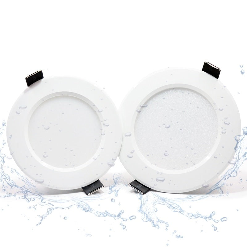 Dimmable Waterproof LED Downlight AC220V 230V 5W 7W 9W 12W 15W 18W LED indoor Lamp Recessed LED Spot Light For Bathroom