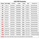 LED PCB SMD5730 Light Source Aluminum Lamp plate 2 3 5 7 9 12 15 18 21 24 30 36 50 70 100W Diy Bulbs Downlight Bay Lights