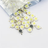 10 -1000 pcs Real Full Watt 1W 3W High Power LED lamp Bulb Diodes SMD 110-120LM LEDs Chip For 3W - 18W Spot light Downlight