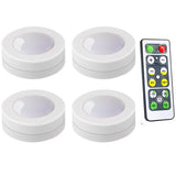 Dimmable Touch Sensor Under Cabinet Light LED Puck Lights Wireless Downlight Spotlights For Close Wardrobe Hallway Night lamp