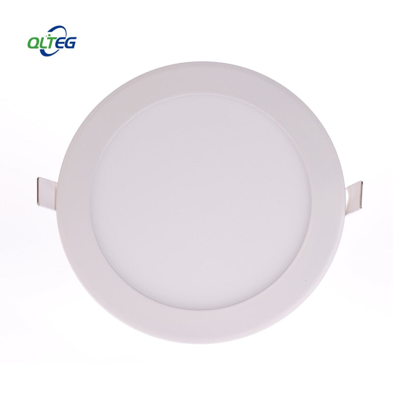 Ultra thin design 3W/6W/9W/12W/15W/18W/24W LED ceiling recessed grid downlight/ slim round panel light / LED light free shipping