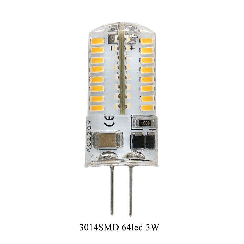 Led Light G4 Led Corn Bulb AC 220V 240V High Power Lamp Silica gel lamps Replace Chandelier Crystal halogen Light