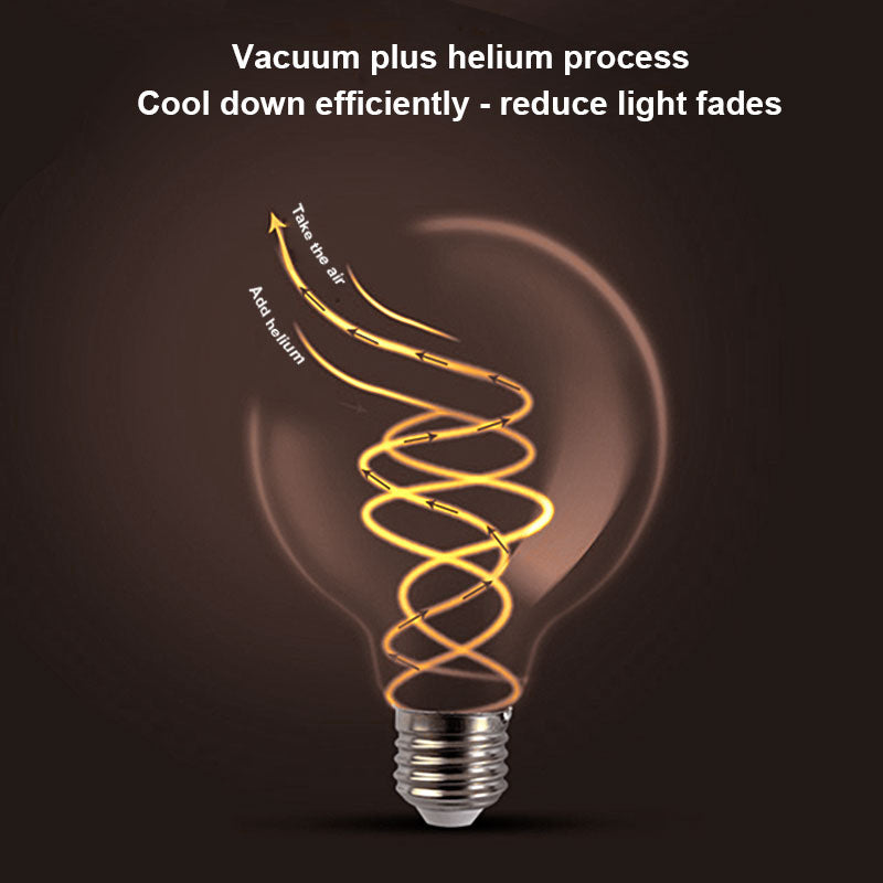 Gitex Antique LED E27 Bulb Retro Lamp 220V 2W 4W 6W 8W LED Filament Light E14 Glass Ball Bombillas LED Bulb Edison Candle Light