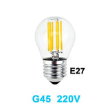 Gitex Antique LED E27 Bulb Retro Lamp 220V 2W 4W 6W 8W LED Filament Light E14 Glass Ball Bombillas LED Bulb Edison Candle Light
