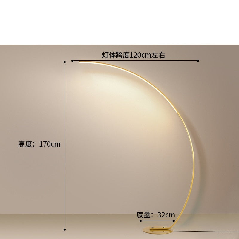 Nordic Dimmable RGB CCT Remote Control Floor Lamp Modern LED C Fishing Floor Light Corner Reading Floor Lamps With Table