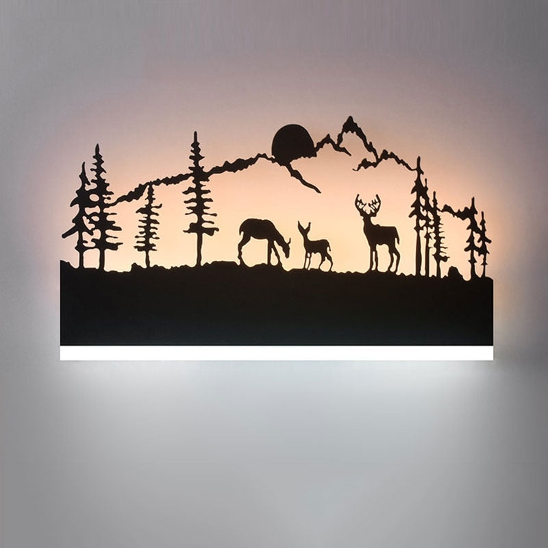 Elephant Decoration LED Wall Lamps Bedroom Animal Nordic Modern Living Room Fixture Indoor Lighting Sconce Floor Lamp Minimalist