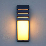12W LED Wall Light Waterproof Porch Light Modern LED Wall Lamp PIR Motion Sensor Courtyard Garden Outdoor Light AC85~265V