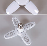 Led bulb light fan blade timing light foldable light AC85-265V 28W with remote control Lampada home living room garage lighting