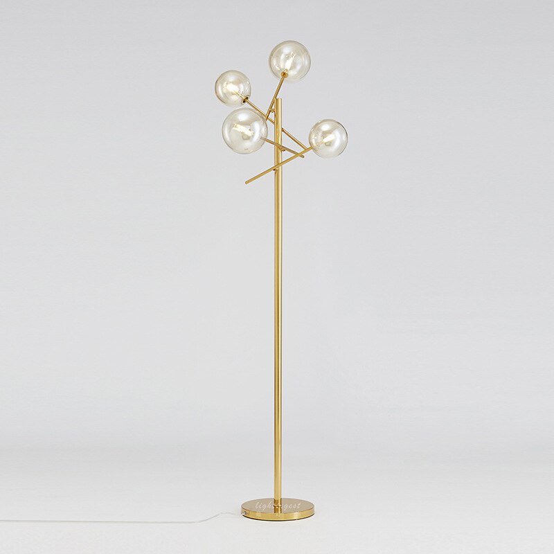 Modern home deco lighting Nordic floor lights LED living room standing fixtures illumination bedroom Glass ball floor lamps