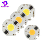 MINI LED COB Chip 220V 3W 5W 7W 9W Smart IC No Need Driver 10pcs/lot LED Bulb Lamp for Flood Light Spotlight Downlight Lighting
