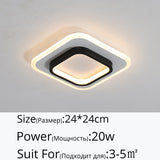 Modern Aisle LED Ceiling Lamp For Corridor stairs Entrance Attic Square indoor Lighting Minimalist Style Lights Kitchen Fixtures