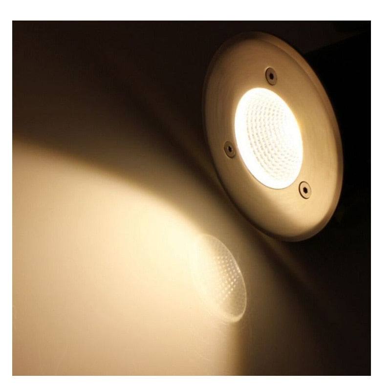 4 Pack IP68 Waterproof LED underground Light 5W 10W 15W Outdoor Ground Garden Path Floor Buried Yard Spot Landscape 110V220V 12V