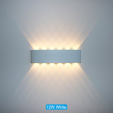 LED Wall Light Outdoor Waterproof IP65 Porch Garden Wall Lamp &amp; Indoor Bedroom Bedside Decoration Lighting Lamp Aluminum