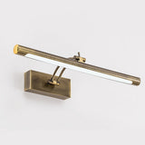 Modern LED Bathroom Wall Lamp Waterproof Stainless Steel L40/55/70CM Indoor Mirror Sconce Vanity Wall Lights Fixture With Switch