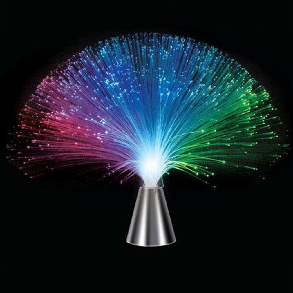 Colorful LED Fiber Nightlight Lamp Romantic Small Night Light For Christmas Gift Colorful Flashing Light Luminous Toys