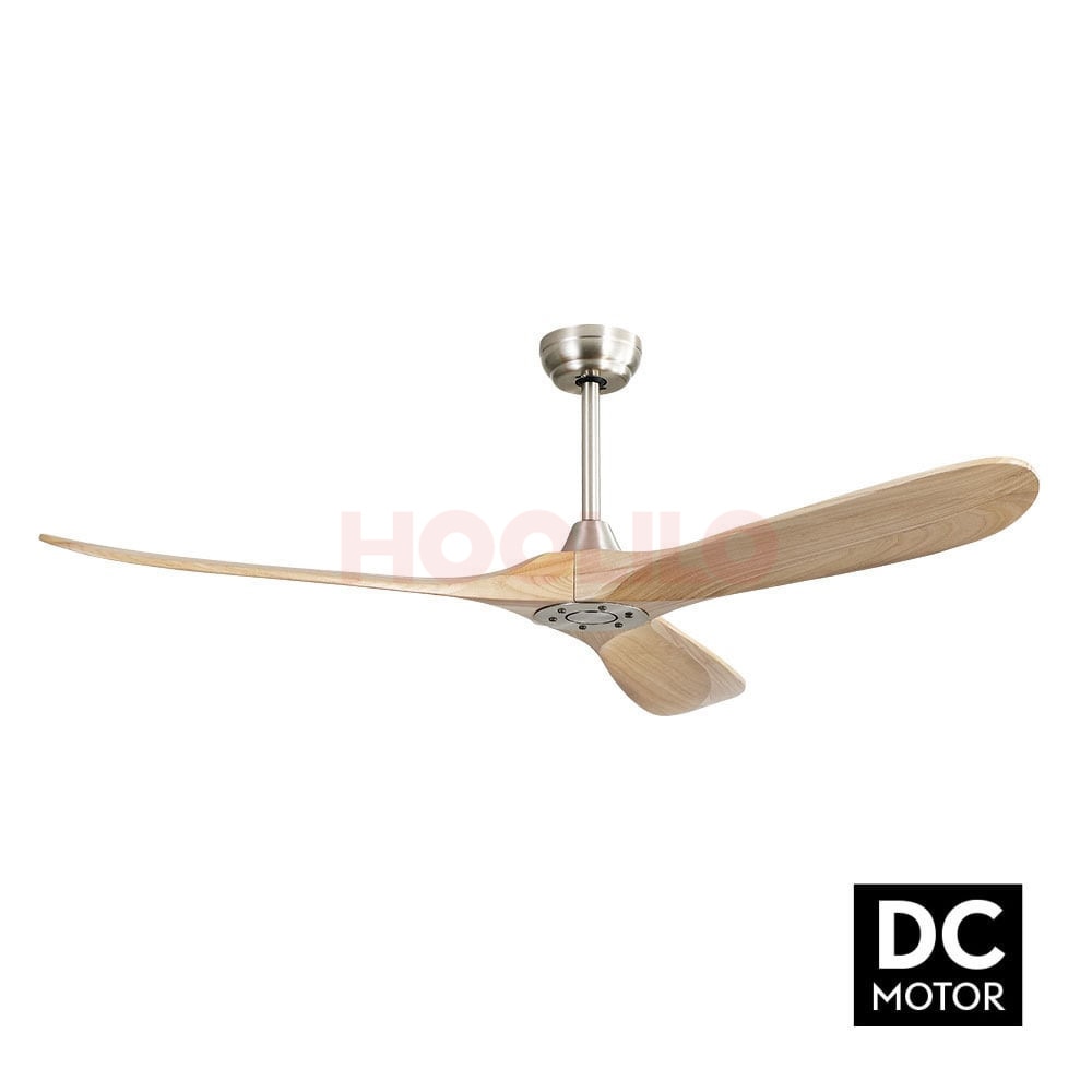 42 52 60 70 Inch 3 Wooden Blade DC Energy Saving Motor Decorative Ceiling Fan Ventilator Light Remote Control Free Shipping