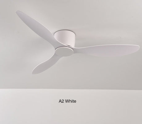 Modern Black White Low Floor DC Motor 30W Ceiling Fans With Remote Control Simple Ceiling Fan Without Light Home Fan 220V