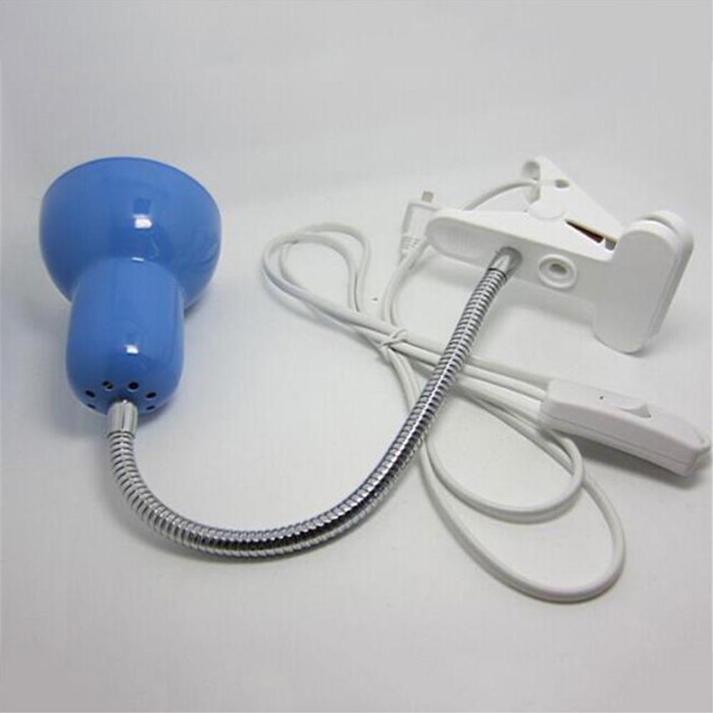 Desk Lamp with Clamp Base and Adjustable Gooseneck, EU US plug in clip lamp for Bed/Cupboard dorm room reading lamp, pink