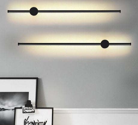 LED Long Wall Lamp 350°Rotation Modern Wall Light For Home Bedroom Stairs Living Room Sofa Background Lighting Decoration Lamp