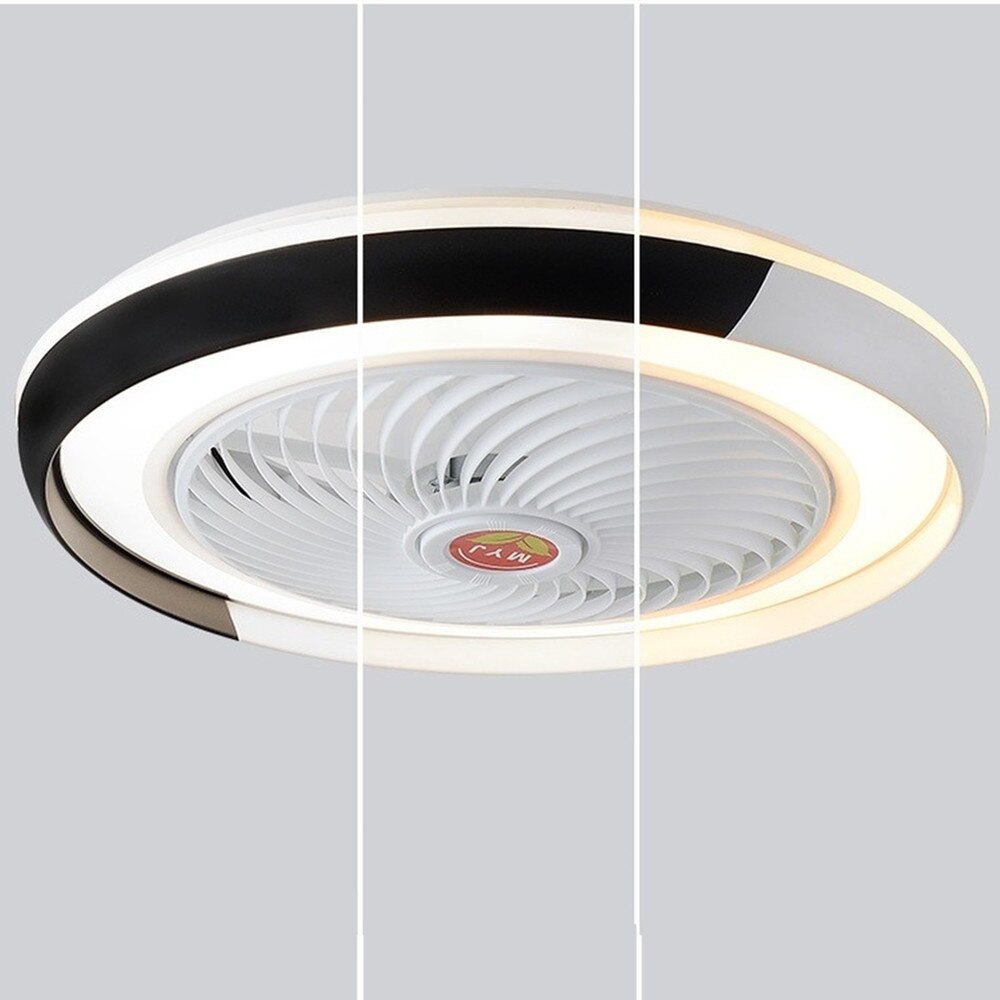 LED Ceiling Lamp Fan With Light And remote Control Silent Lights Fans For Home Bedroom Night Living Room Suspended Chandelier