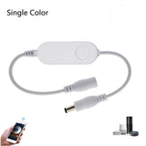 Smart Mini Dimmable Controller 5V 12V 24V Single Color LED Strip Controller Alexa Echo Plus Voice Control