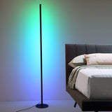 80cm LED Floor Corner Standing Lamp RGB Light With Remote Control For Bedroom Living Room Club Home Atmosphere Night Light