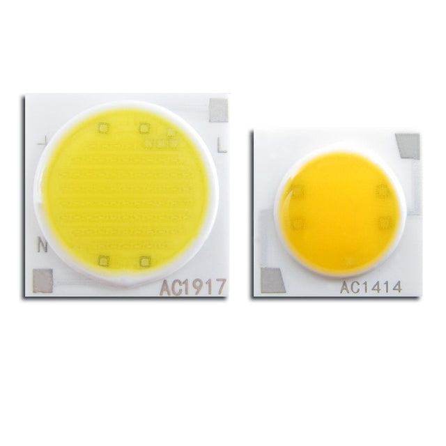 Ceramics Base LED COB Chip Bulb 3W 5W 7W 9W 12W 15W 20W 30W 50W AC220V Smart IC Diode For Flood Light Spotlight Downlight DIY LED