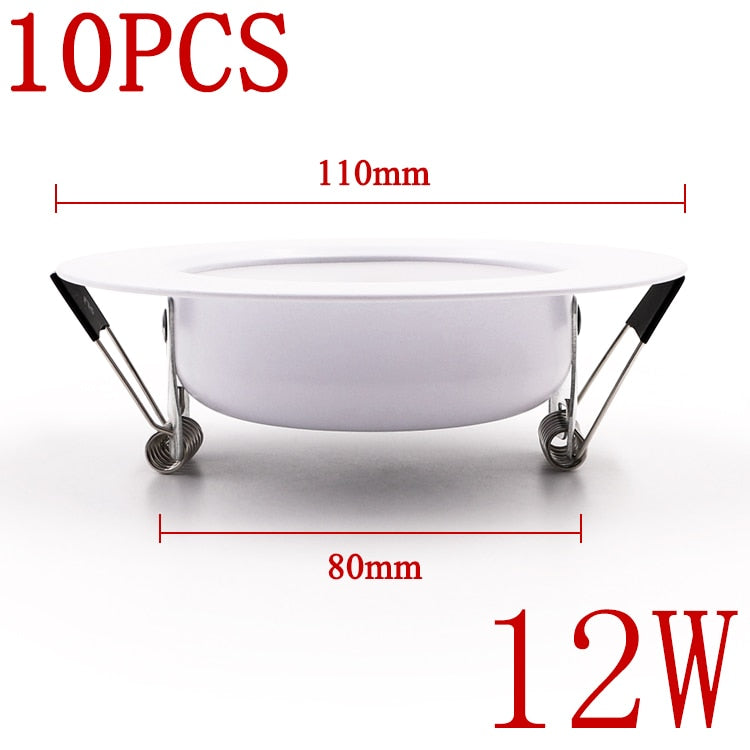 LED Downlight Ceiling 5W 7W 9W 12W 15W AC 220V 230V 240V Warm white/cold white led light