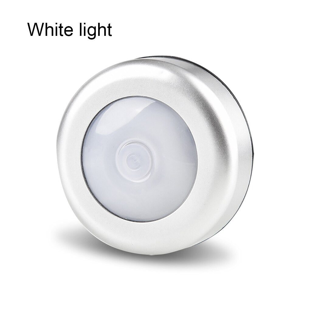 Wireless LED Night Light For Cabinet Kitchen Wall Lamp Battery Powered Stick Tap Touch Push Security Closet