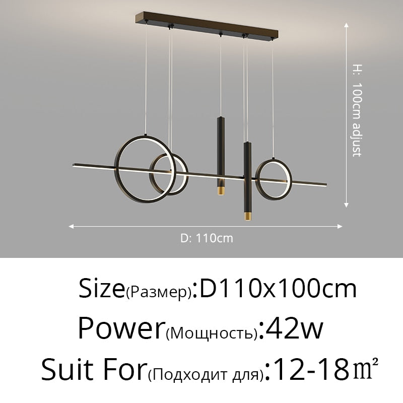 Nordic LED Pendant Lights Dining Table Kitchen Bedroom Foyer Living Room Hotel Restaurant Coffee Hall Studyroom Indoor Home Lamp