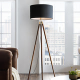 Floor lamp living room simple modern creative LED floor lamp Nordic American home design triangle vertical table lamp