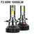 80W 14000LM Car Haedlight H4 H7 H1 LED H8 H9 H11 4300K 5000K 6500K 8000K 25000K Auto fog Light 80W 16000LM 12V LED Bulb