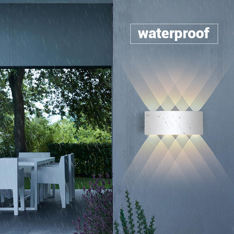 LED Wall Light IP65 Waterproof Outdoor Fence Garden Aluminum IP20 ABS Indoor Fashion Lamp For Living Room Stairs Corridor