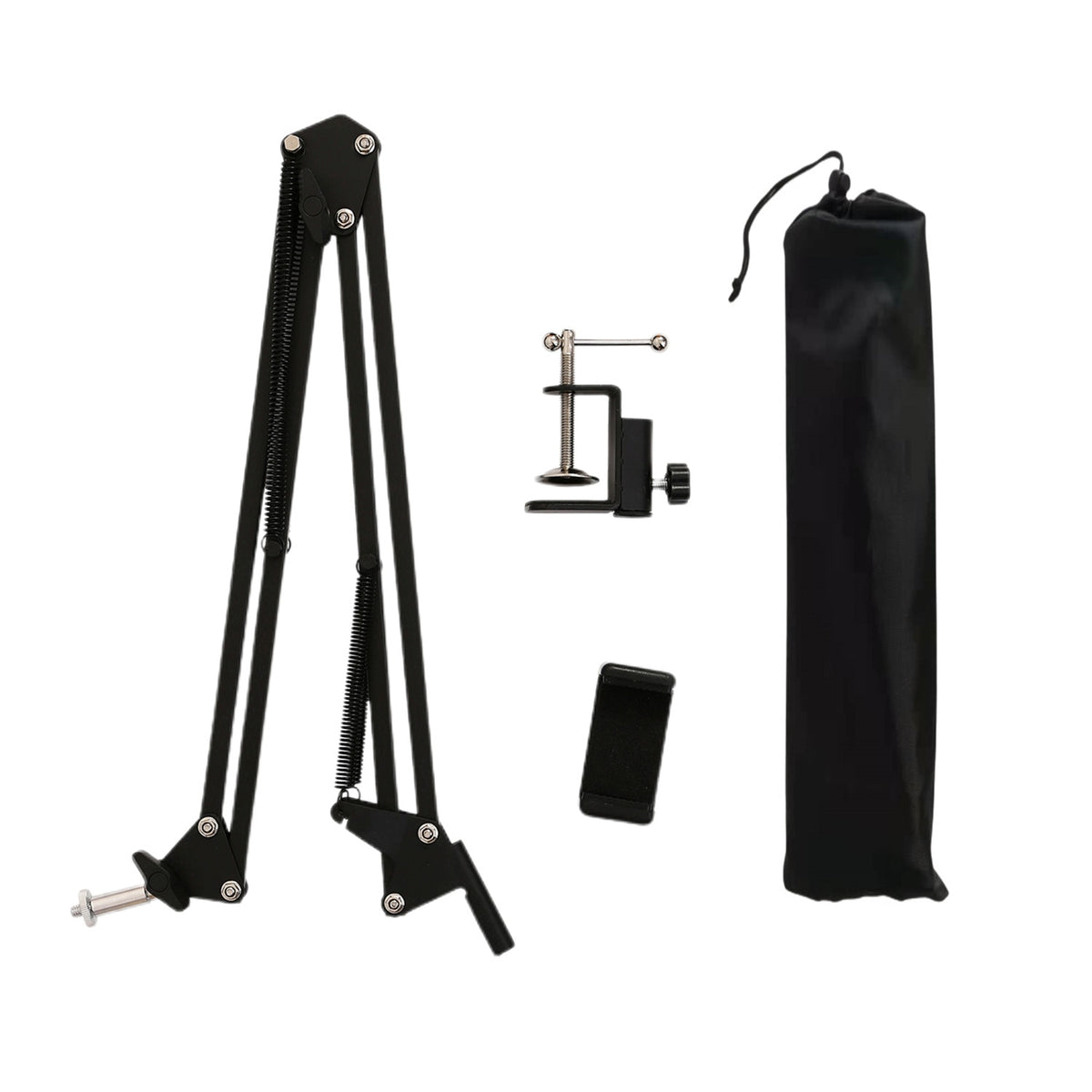 Camera Phone tripod Table Stand Set Overhead Shot Photography Adjustable Arm stand For Phone Camera Ring Light Lamp