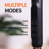 LED 3 In 1 Clip-on Lamp Floor Lamp Desk Lamp With Remote Control Dimming Gooseneck Pole Folding Lamp For Bed Living Room Office