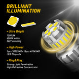  2x 7443 7444 T20 W21/5W LED Light For Lada Kalina Granta Vesta DRL LED Bulbs 12V 6500K White Super Bright 3030 4014 SMD
