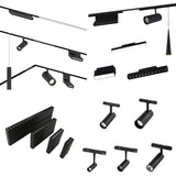  Modern Magnetic Track Lights Embedded LED Spotlight Downlight Living Room Without Main Light Lighting Grille Lamp Series