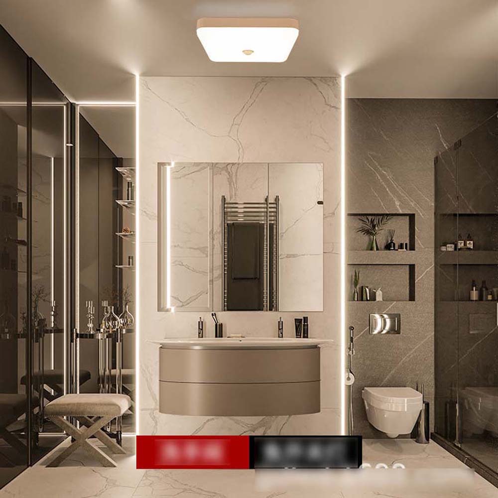Bedroom Bathroom Ceiling Light Waterproof Motion Sensor Lamp Wall Surface Led Ceiling Light Square Round Panel Indoor Lighting