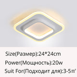 Modern Aisle LED Ceiling Lamp For Corridor stairs Entrance Attic Square indoor Lighting Minimalist Style Lights Kitchen Fixtures