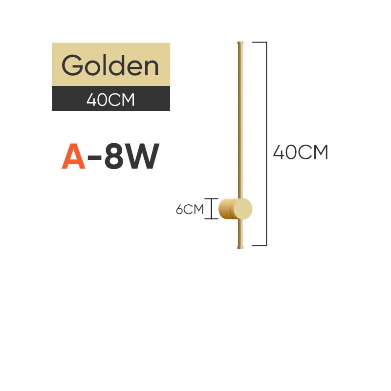 LED Long Wall Lamp 350°Rotation Modern Wall Light For Home Bedroom Stairs Living Room Sofa Background Lighting Decoration Lamp