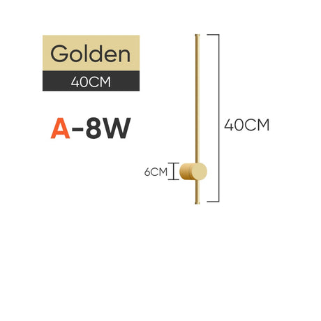 LED Long Wall Lamp 350°Rotation Modern Wall Light For Home Bedroom Stairs Living Room Sofa Background Lighting Decoration Lamp